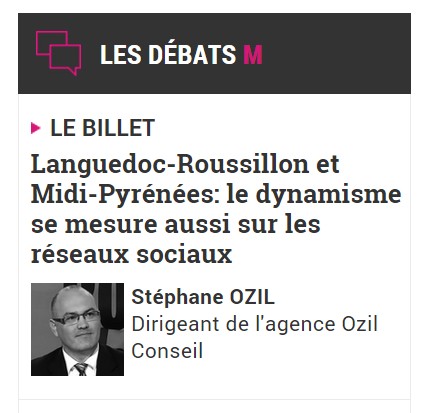 Une chronique d’Ozil Conseil publiée dans La Lettre M